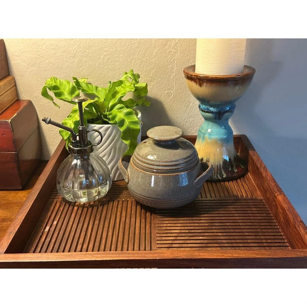 Denby Artisan Collection 1983 Greystone Lidded Casserole Serving Dish